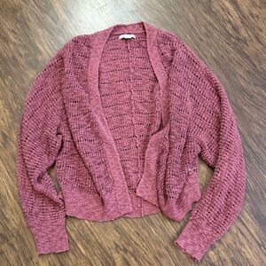 American Eagle Outfitters Women's Knit Cardigan - Mauve
